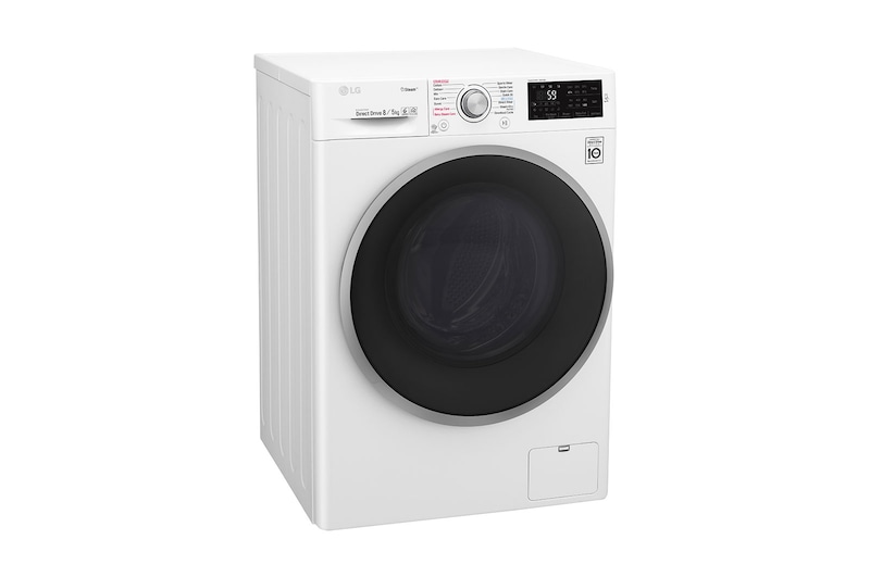 LG Steam™ FWJ685WS 8/5Kg 1400 Spin Washer Dryer – White, FWJ685WS