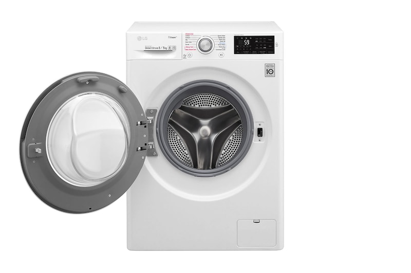 LG Steam™ FWJ685WS 8/5Kg 1400 Spin Washer Dryer – White, FWJ685WS