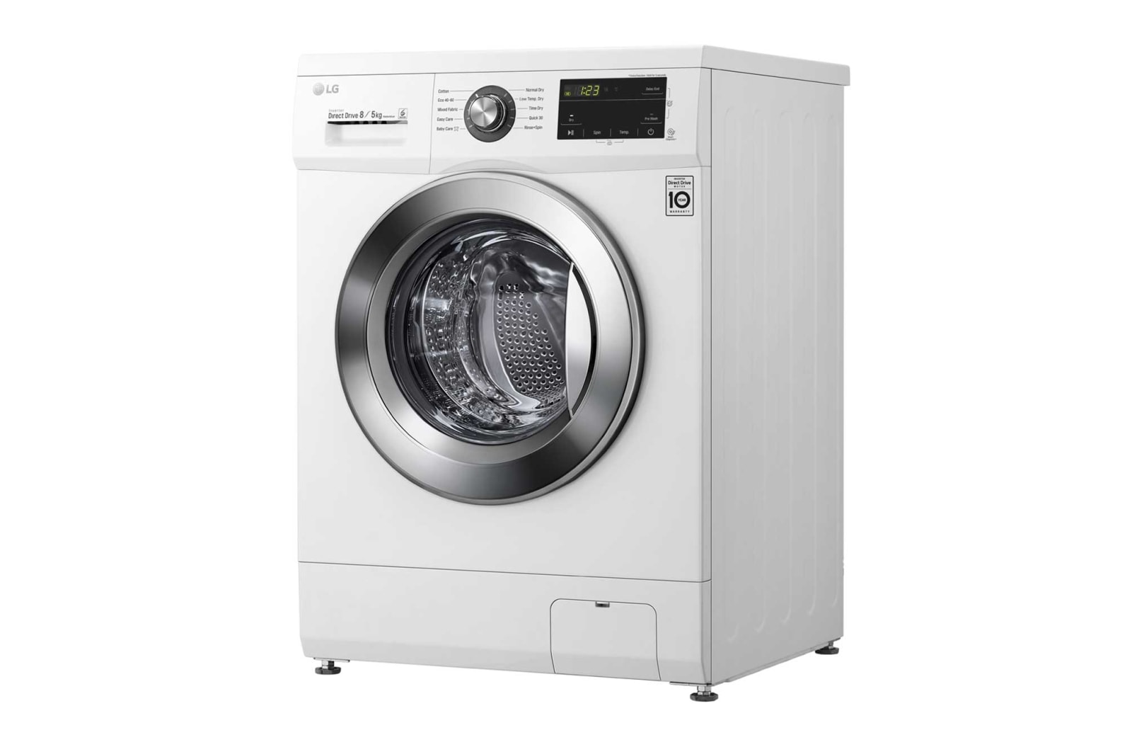 LG Direct Drive™ | 8kg / 5kg | Washer Dryer | 1400rpm | White, FWMT85WE