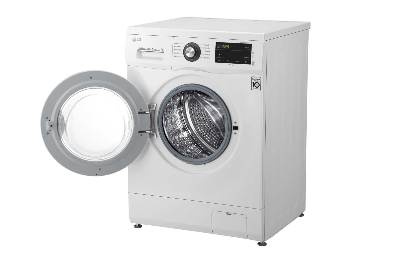 LG Direct Drive™ | 8kg / 5kg | Washer Dryer | 1400rpm | White, FWMT85WE