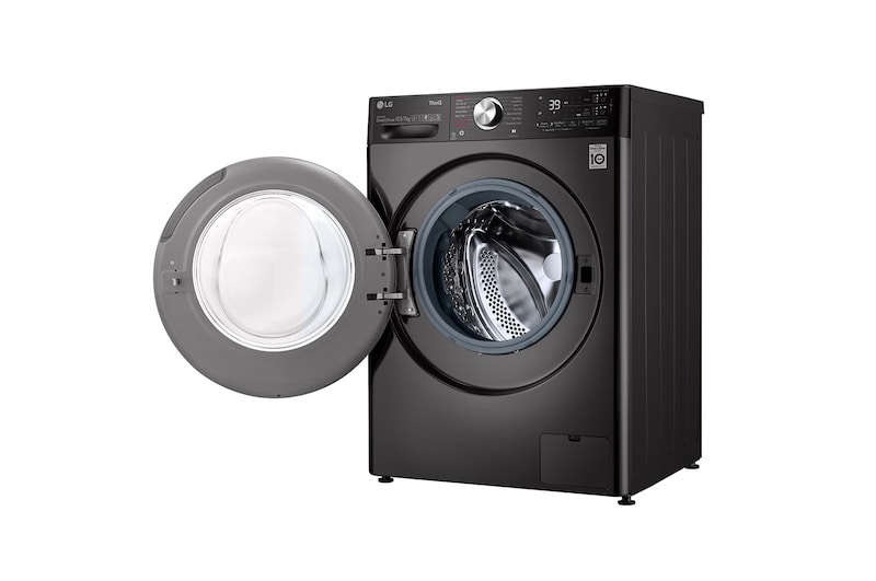LG 10.5/7kg Washer Dryer LG Turbowash360™, Black Steel, FWV1117BTSA