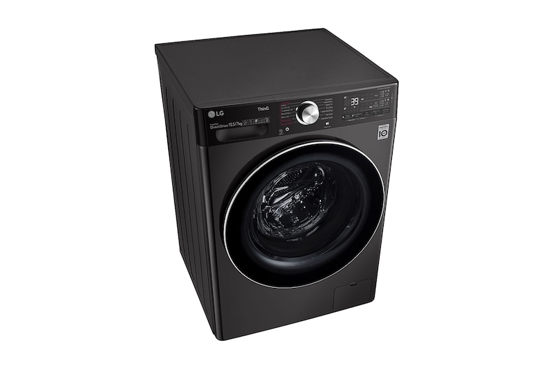 LG 10.5/7kg Washer Dryer LG Turbowash360™, Black Steel, FWV1117BTSA