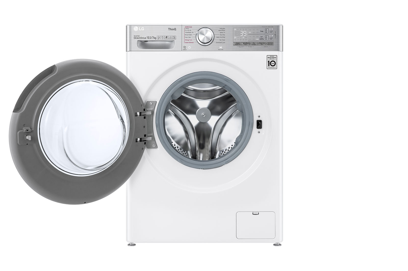 LG Turbowash360™ | 10.5kg / 7kg | 1400rpm | Washer Dryer | White, FWV1117WTSA