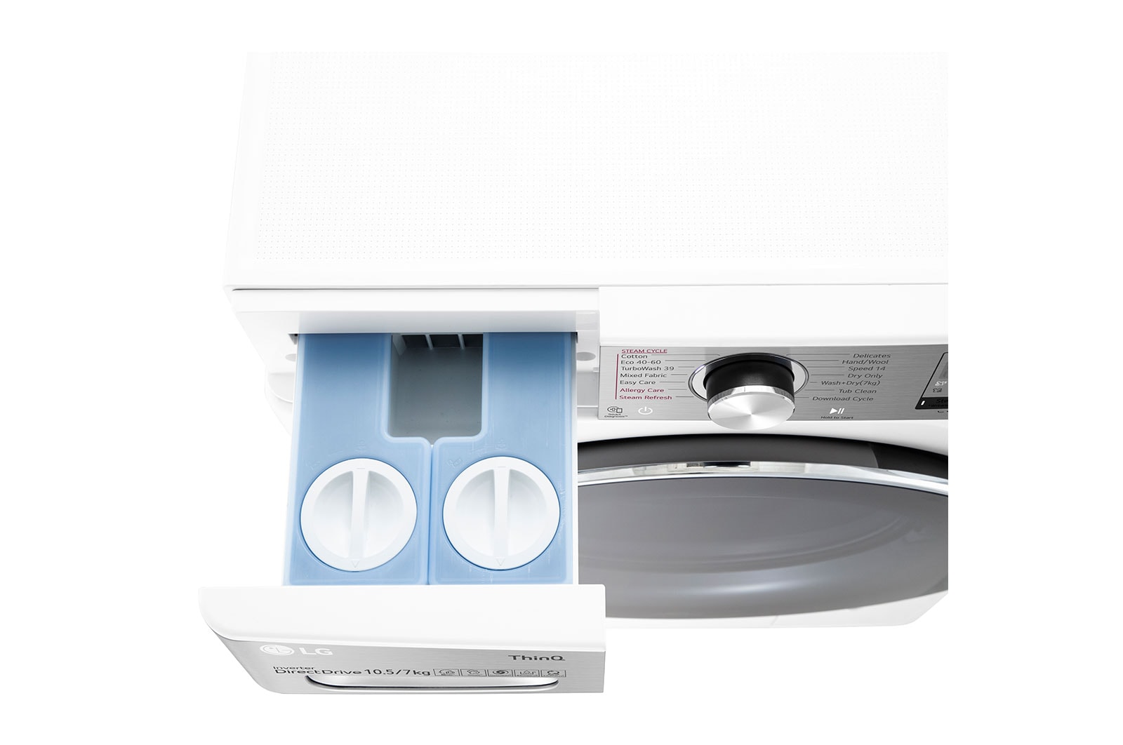 LG Turbowash360™ | 10.5kg / 7kg | 1400rpm | Washer Dryer | White, FWV1117WTSA