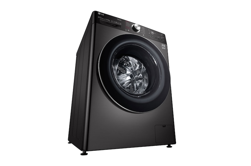 LG 12/8kg Washer Dryer LG Turbowash360™, Black Steel, FWV1128BTSA