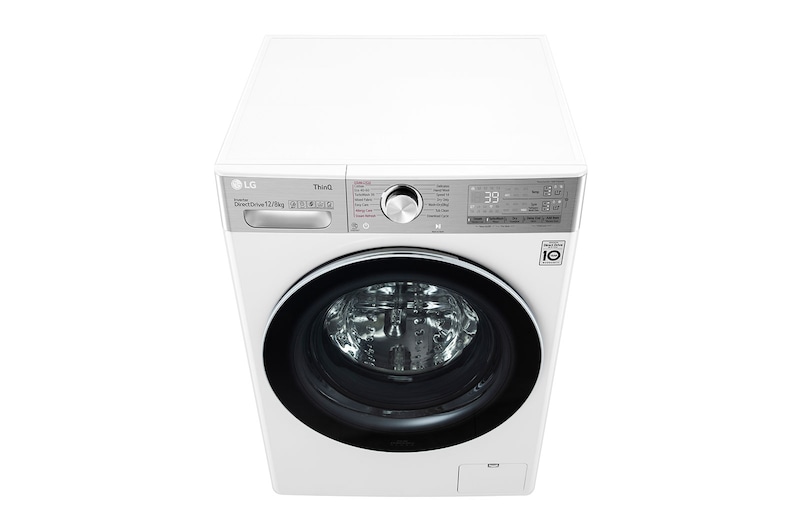 LG 12/8kg Washer Dryer LG Turbowash360™, White, FWV1128WTSA
