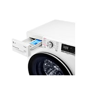 LG AIDD™ FWV595WSE 9kg / 5kg, 1400rpm Washer Dryer - White, FWV595WSE