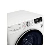 LG AIDD™ FWV595WSE 9kg / 5kg, 1400rpm Washer Dryer - White, FWV595WSE