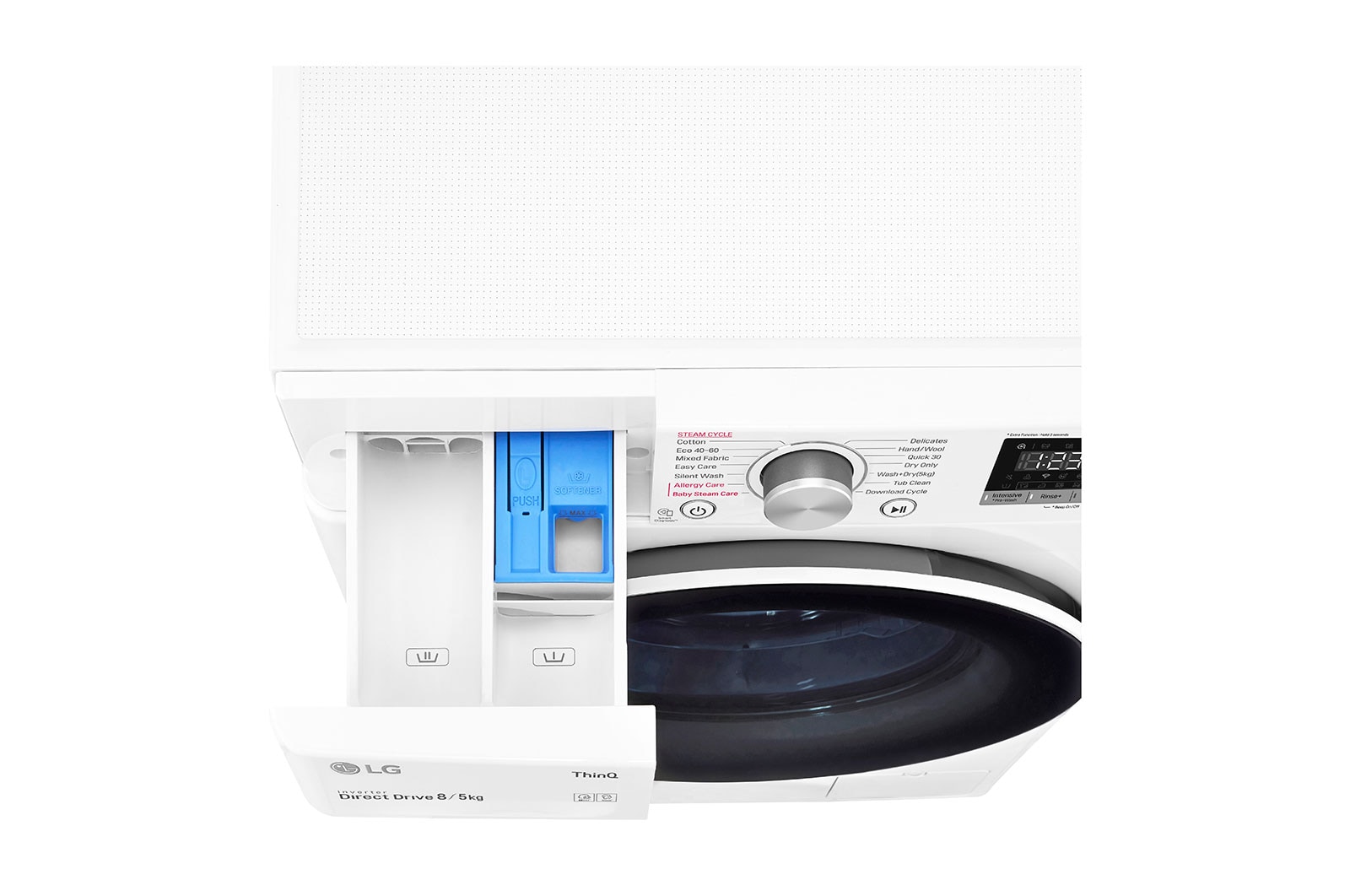 LG Steam™ FWV685WSE 8kg / 5kg, 1400rpm Washer Dryer - White, FWV685WSE