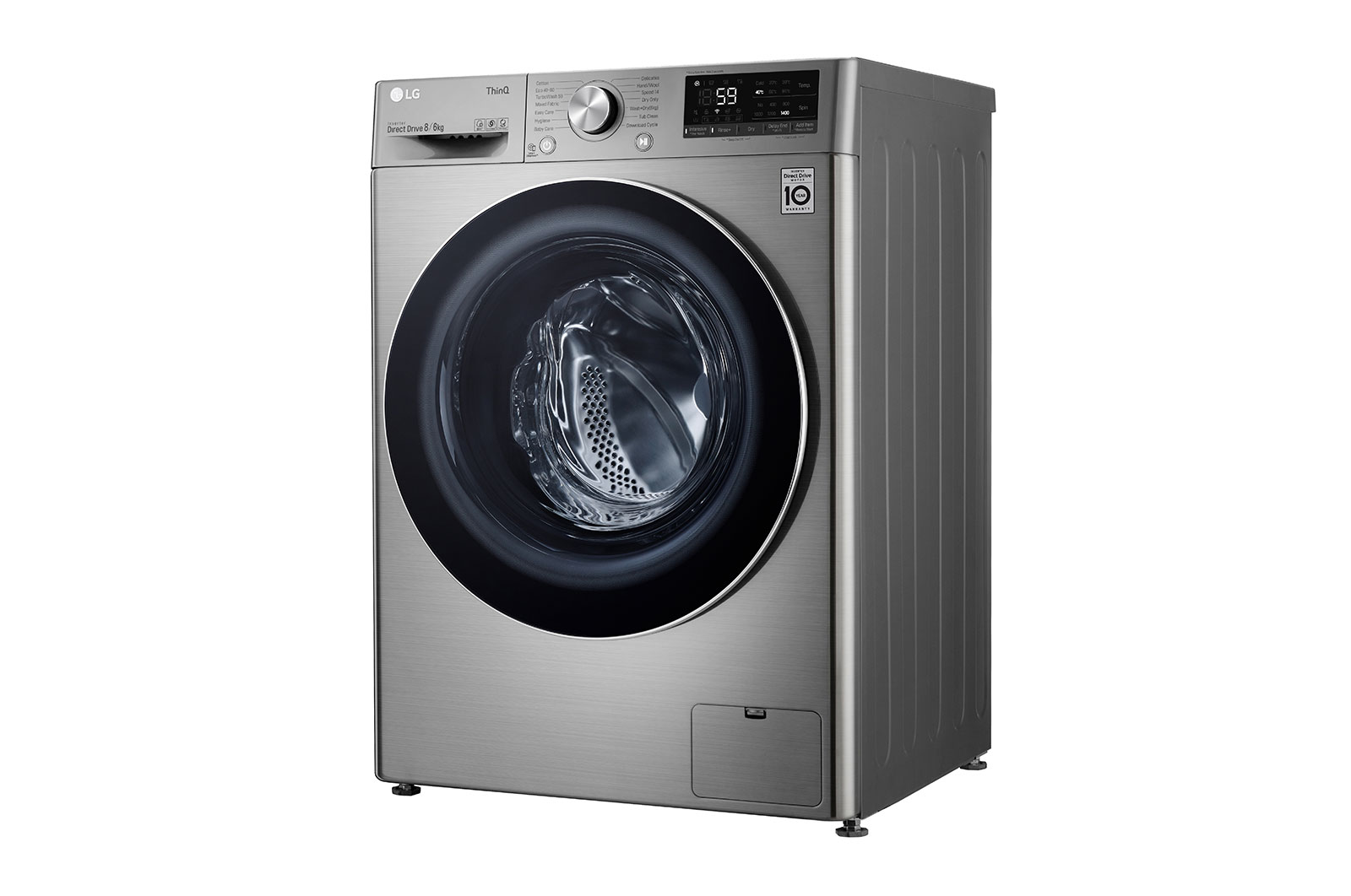 LG 8/6kg Washer Dryer Graphite LG Turbowash™, FWV686STE