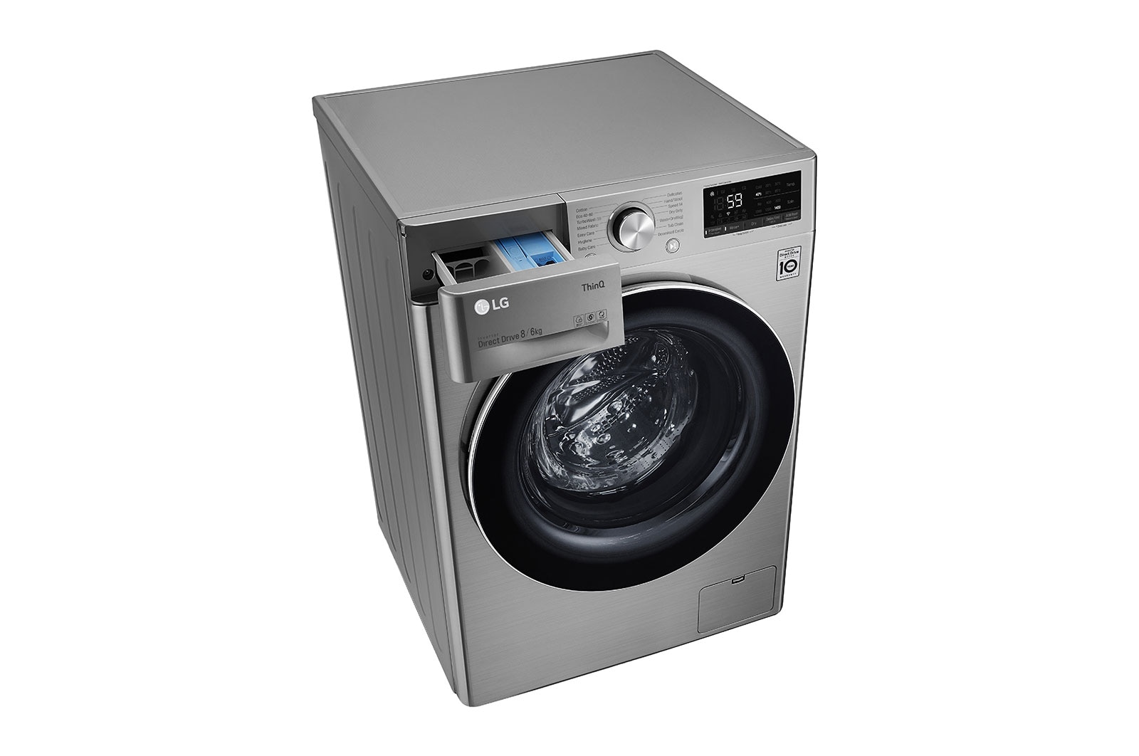 LG 8/6kg Washer Dryer Graphite LG Turbowash™, FWV686STE