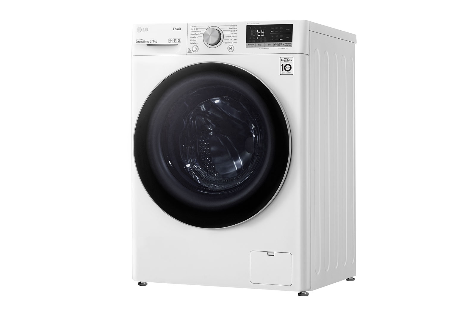 LG 8/6kg Washer Dryer White LG Turbowash™, FWV686WTE