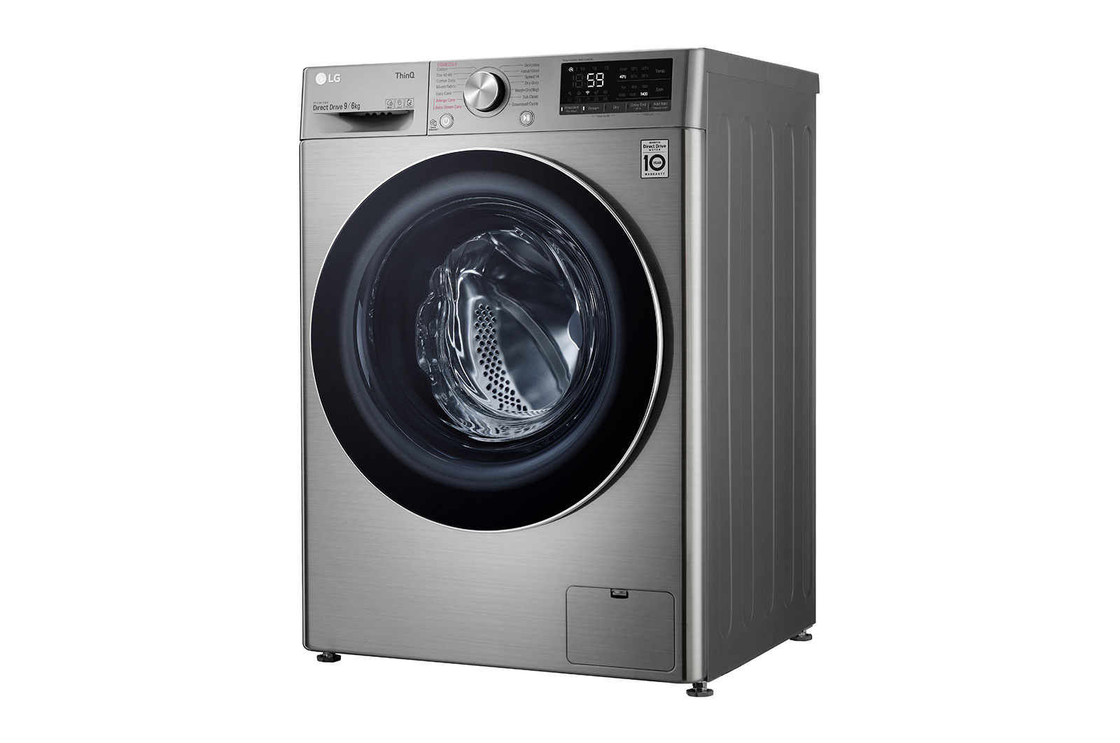 LG 9/6kg Washer Dryer Graphite Steam™, FWV696SSE