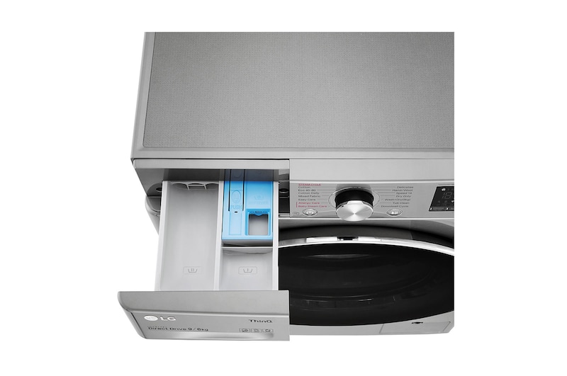 LG 9/6kg Washer Dryer Steam™, Graphite, FWV696SSE