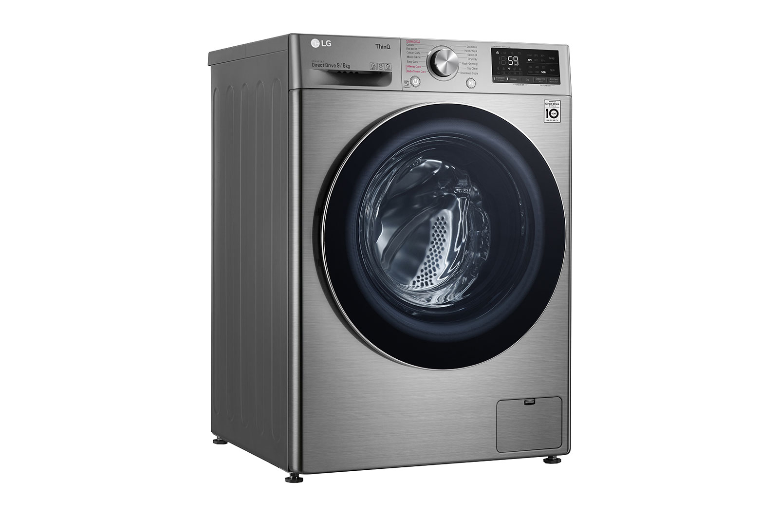 LG 9/6kg Washer Dryer Graphite Steam™, FWV696SSE