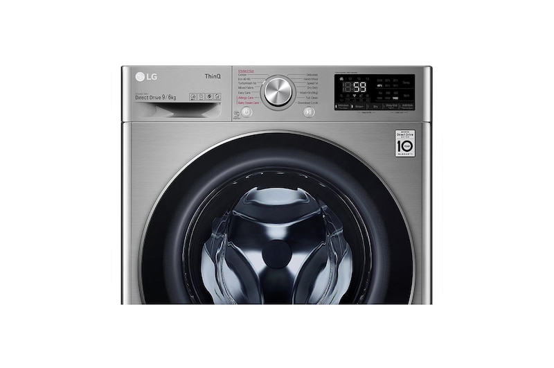 LG 9/6kg Washer Dryer LG Turbowash™, Graphite, FWV796STSE