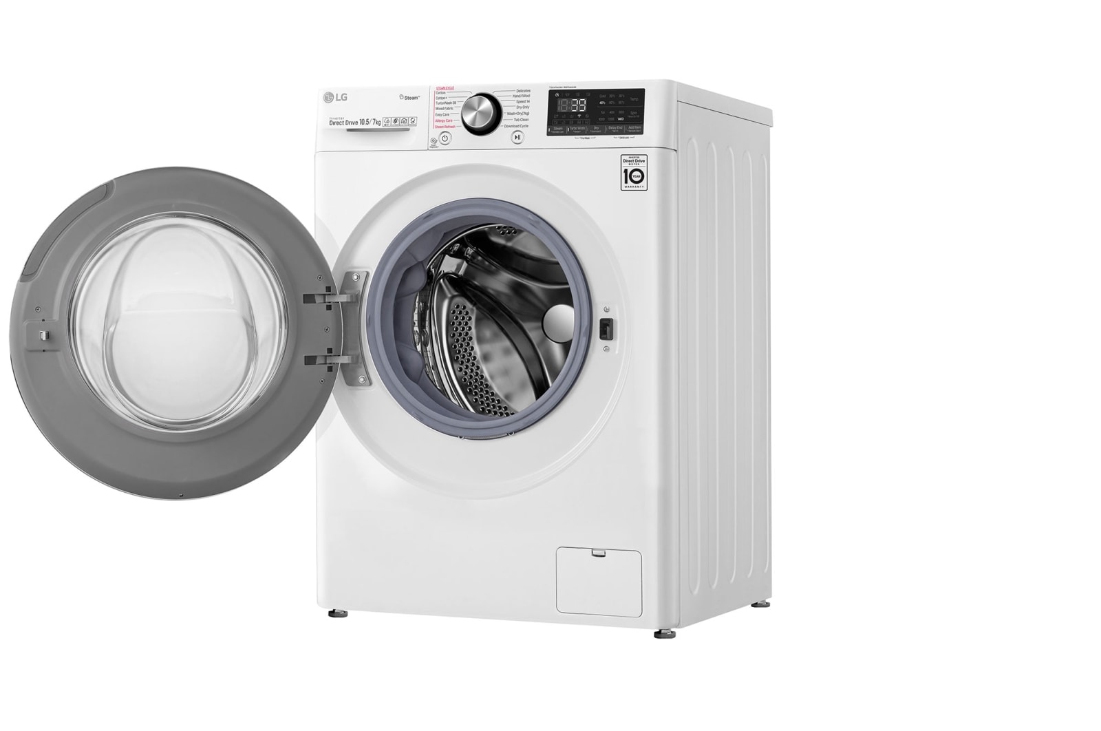 LG Turbowash360™ FWV917WTS 10.5/7Kg 1400 Spin Washer Dryer – White, FWV917WTS
