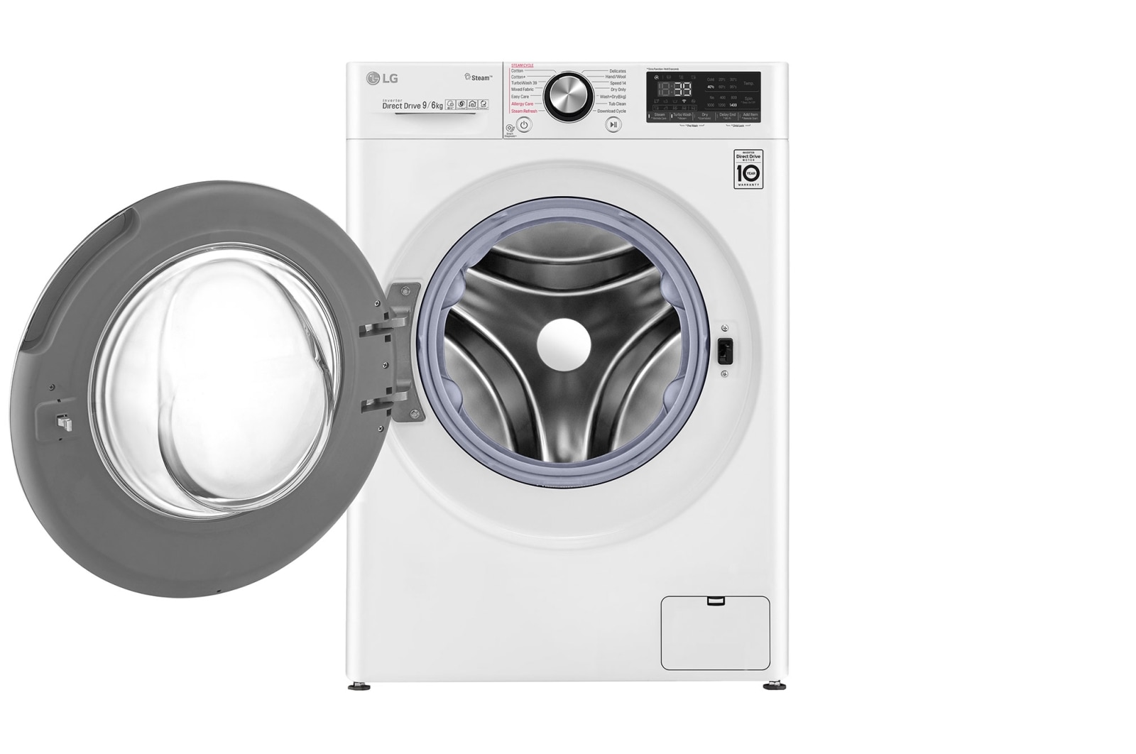 LG Turbowash360™ FWV996WTS 9/6Kg 1400 Spin Washer Dryer – White, FWV996WTS