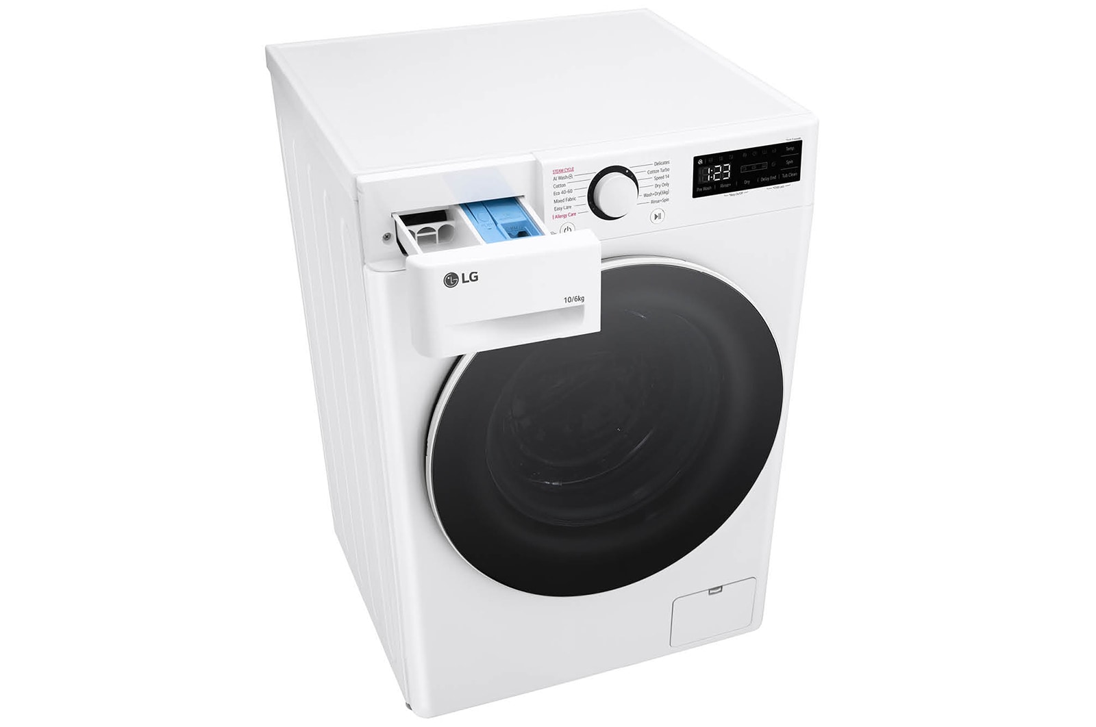 Top perspective drawer open view