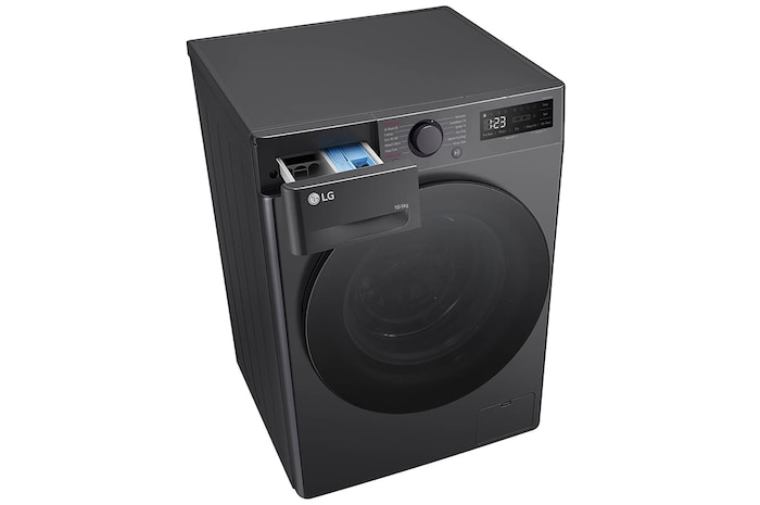 Top perspective Detergent filler open