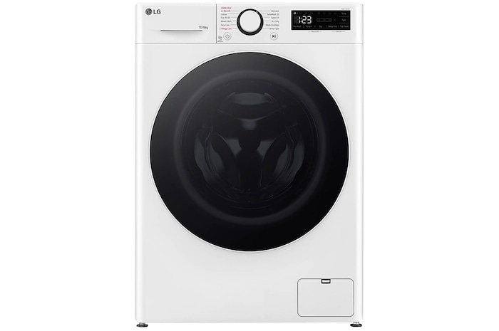 Front view of LG TurboWash™360 Washer Dryer 10kg / 6kg (FWY706WWTN1)