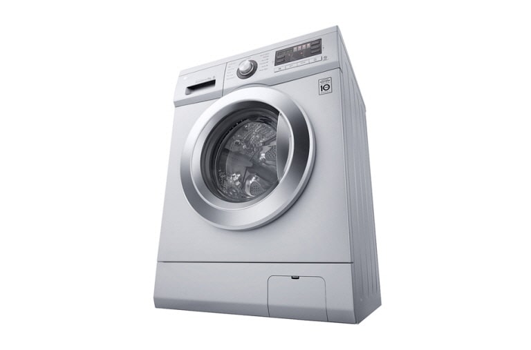 LG 8KG 6 Motion DD Washing Machine With Stylish Chrome Door, F1296TDA5
