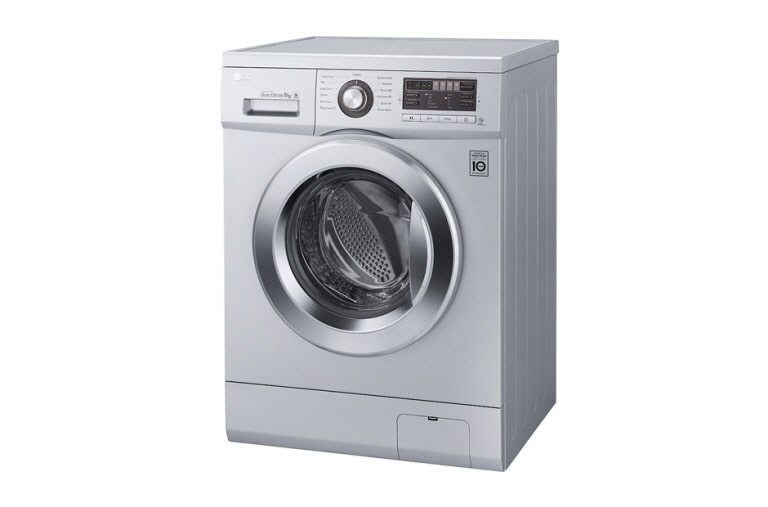LG 8KG 6 Motion DD Washing Machine With Stylish Chrome Door, F1296TDA5
