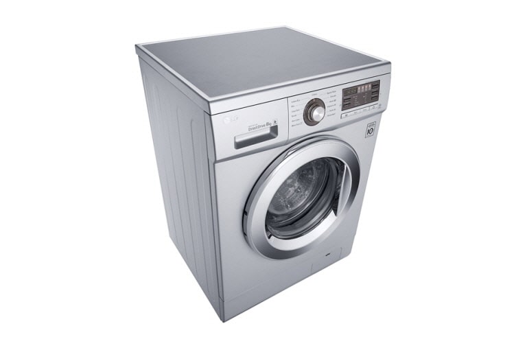 LG 8KG 6 Motion DD Washing Machine With Stylish Chrome Door, F1296TDA5