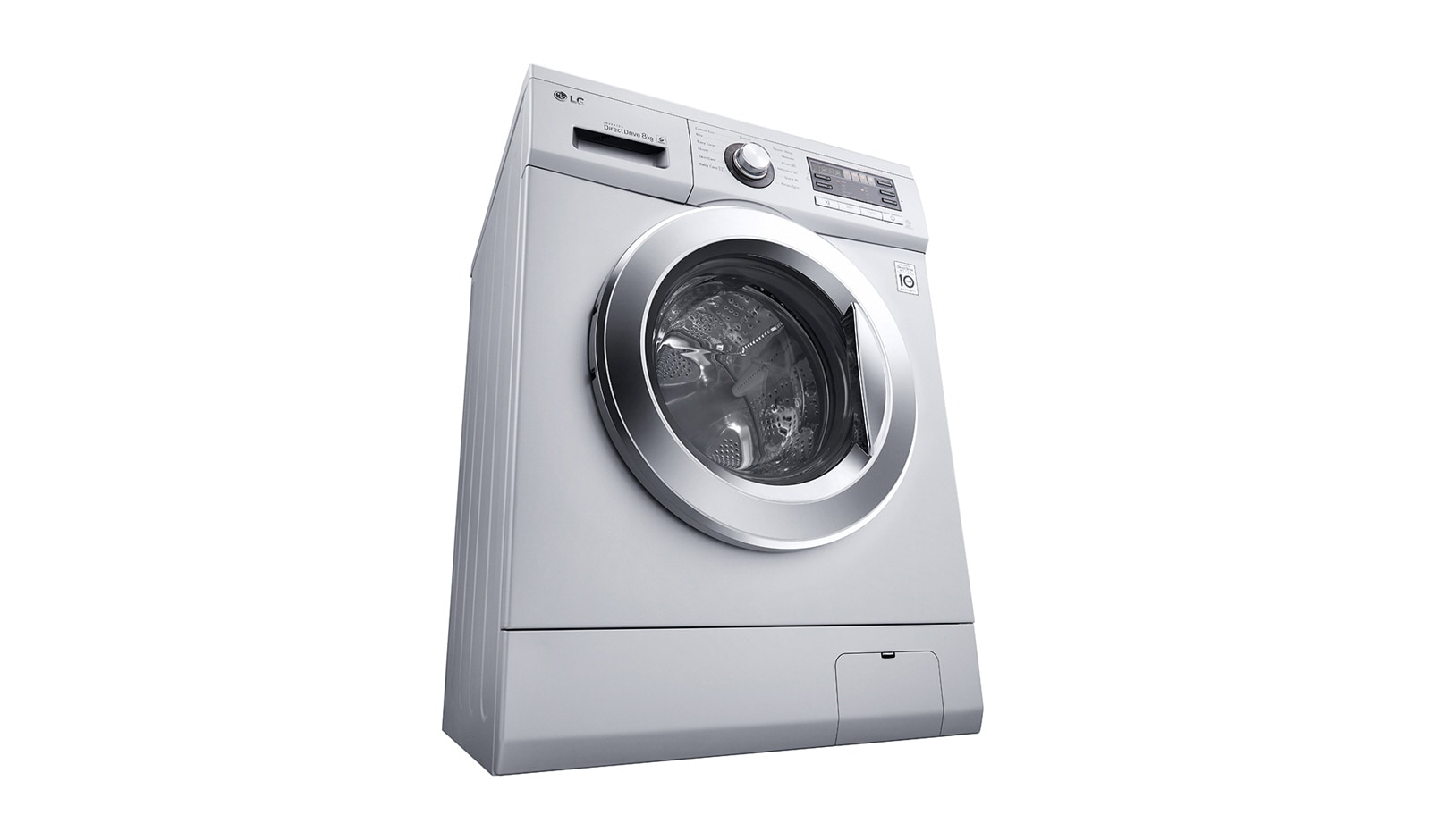LG 8KG 6 Motion DD Washing Machine With Stylish Chrome Door, F1296TDA5