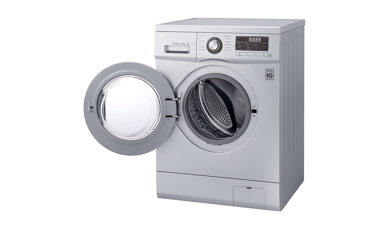 LG 8KG 6 Motion DD Washing Machine With Stylish Chrome Door, F1296TDA5