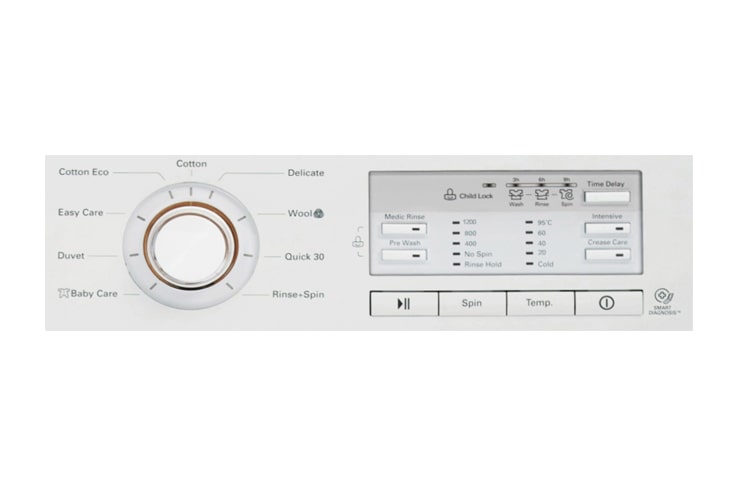 LG 7KG 6 Motion DD Washing Machine, F12B9QDA