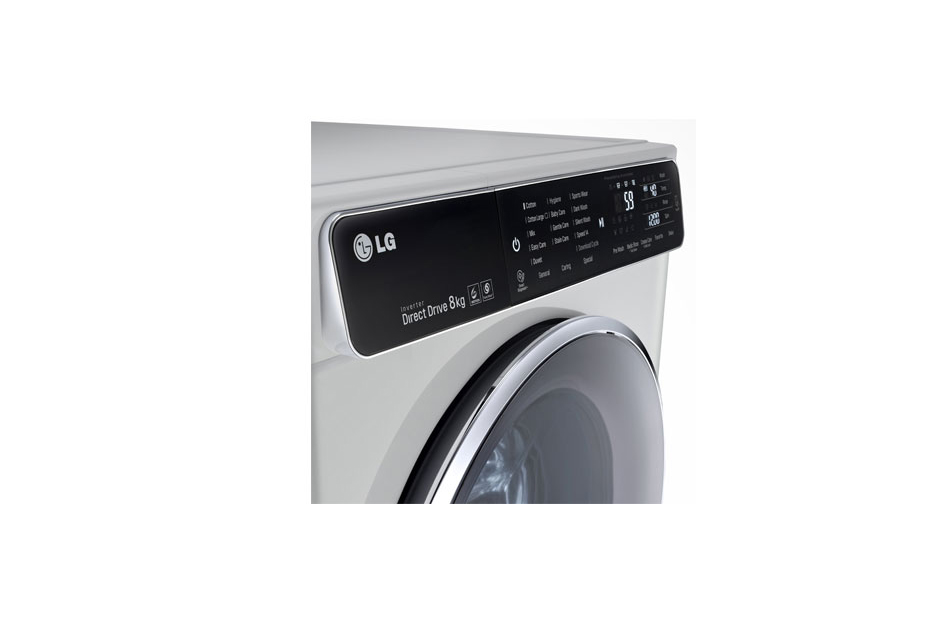 LG 8kg 6 Motion DD Washing Machine with TurboWash™, F12U1TCN4