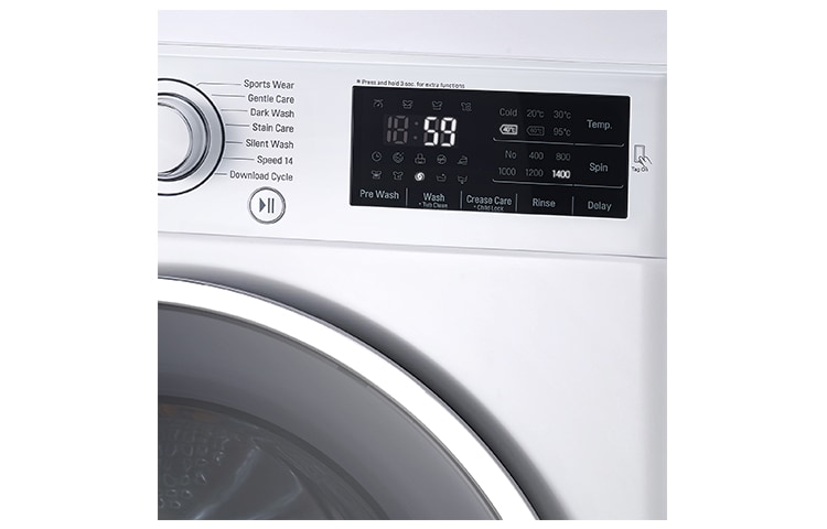 LG 8KG 6 MOTION DD WASHING MACHINE, F12U2TDN0