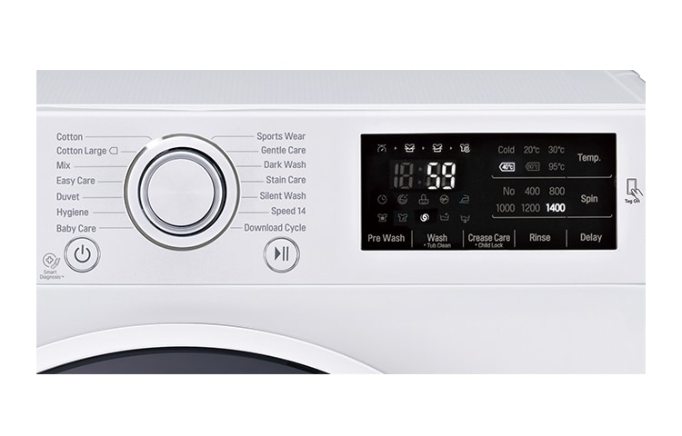 LG 8KG 6 MOTION DD WASHING MACHINE, F12U2TDN0