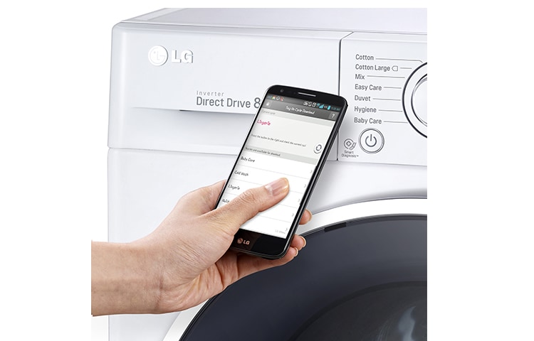 LG 8KG 6 MOTION DD WASHING MACHINE, F12U2TDN0