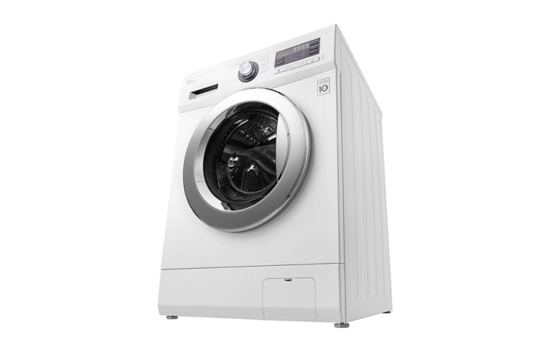 LG 8kg 6 Motion DD Washing Machine With Stylish Chrome Door, F1496TDA
