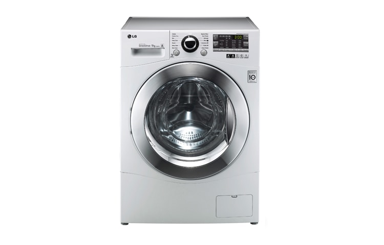 LG 9KG 6 MOTION DD WASHING MACHINE WITH STYLISH CHROME DOOR, F14A8FDA