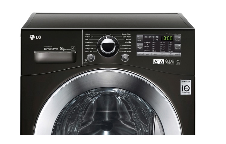 LG 9KG 6 MOTION DD WASHING MACHINE WITH STYLISH CHROME DOOR, F14A8FDA6