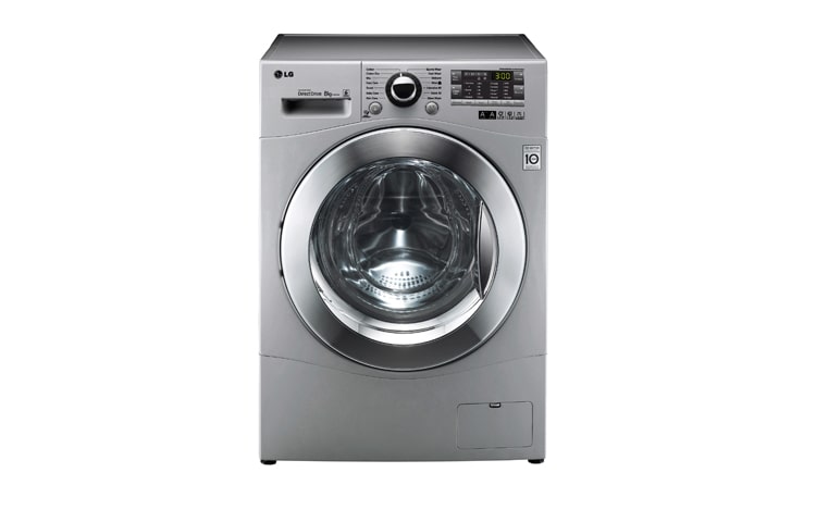 Front view of 8KG 6 Motion DD Washing Machine with Stylish Chrome Door F14A8TDA5