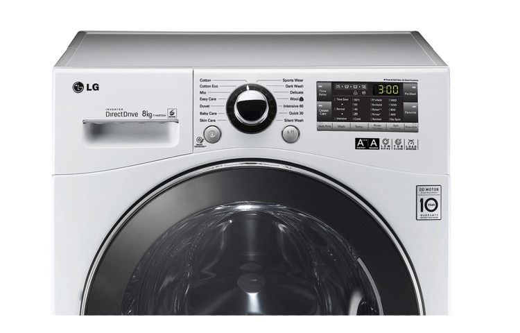 LG 8KG TRUESTEAM™ 6 MOTION DD WASHING MACHINE, F14A8TDSA