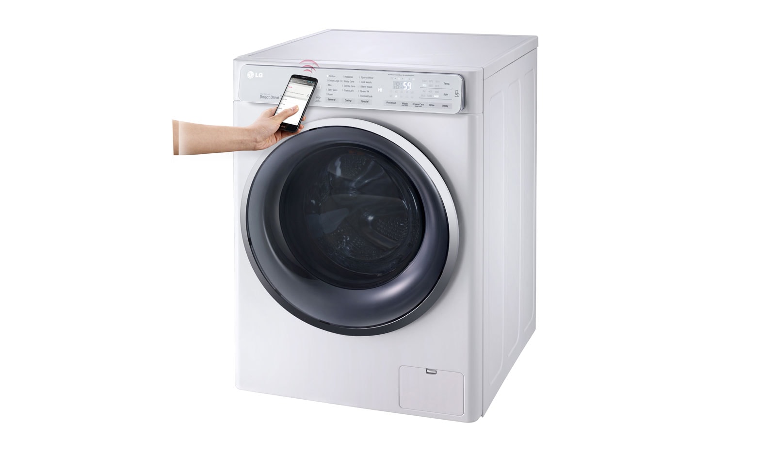 LG 7kg 6 Motion DD Washing Machine with TurboWash™, F14U1QDN0