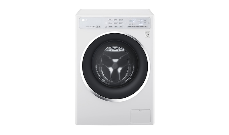 Front view of 8kg 6 Motion Direct Drive Washing Machine with TurboWash™ F14U1TCN2