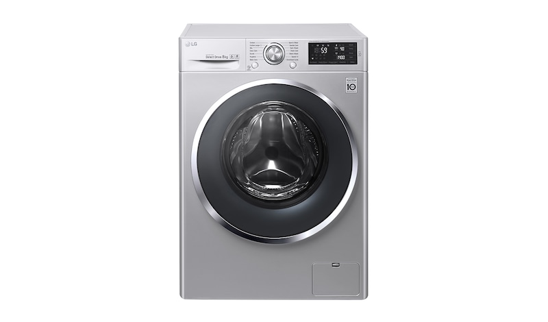Front view of 8kg 6 Motion DD Washing Machine with TurboWash™ F14U2TDN5