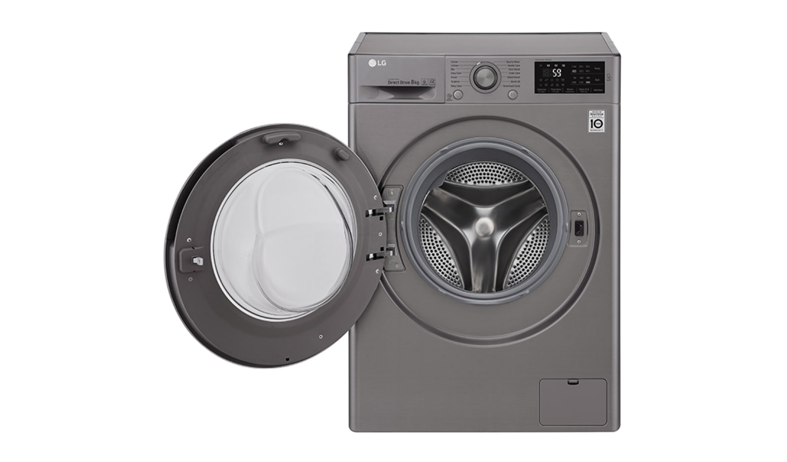 LG 8KG Washing Machine with multiple Wash Programs and Smart ThinQ connectivity, F2J6TN8S