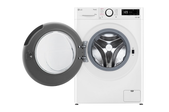 LG 8.5kg Washing Machine AI DD™, White, F2V308WSWH