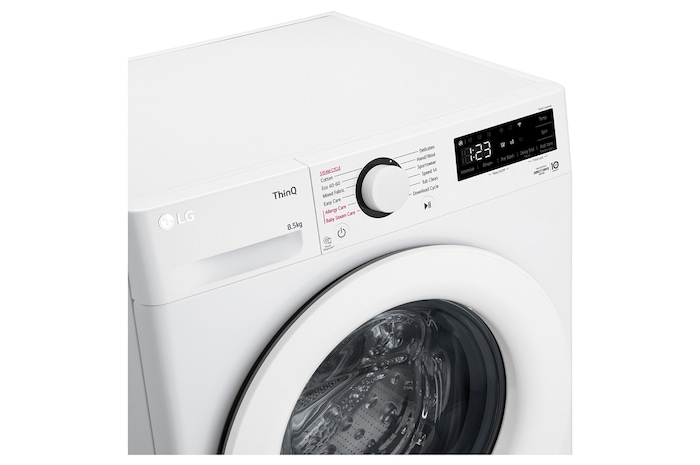 LG 8.5kg Washing Machine AI DD™, White, F2V308WSWH