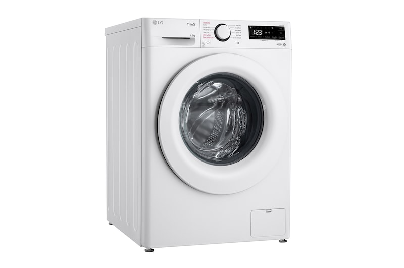 LG 8.5kg Washing Machine AI DD™, White, F2V308WSWH