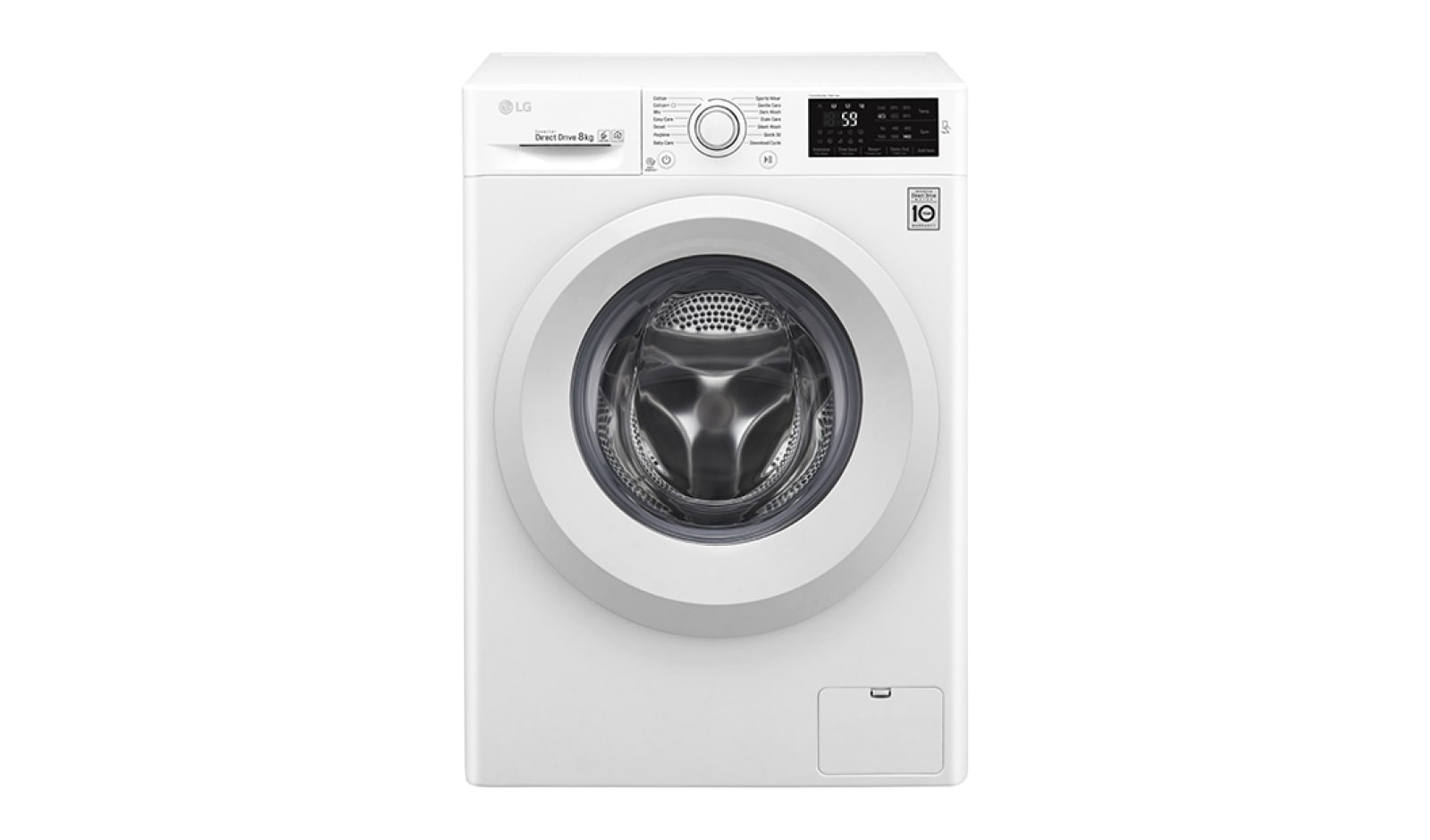 LG 8KG Washing Machine with multiple Wash Programs and SmartThinQ connectivity, F4J5TN3W