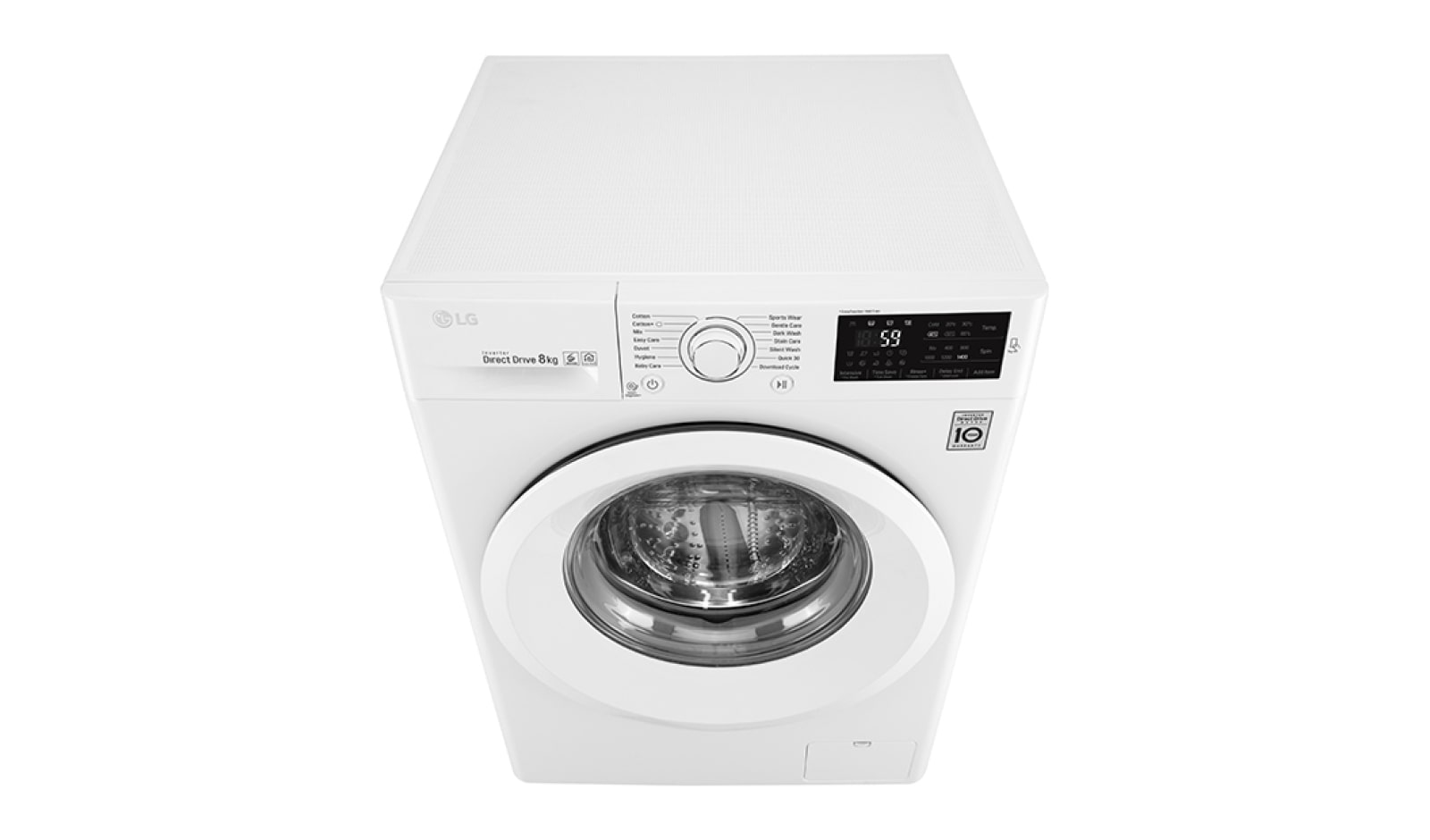 LG 8KG Washing Machine with multiple Wash Programs and SmartThinQ connectivity, F4J5TN3W