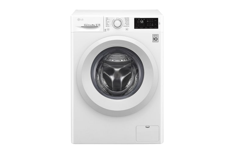 LG 8KG Washing Machine with multiple Wash Programs and SmartThinQ connectivity, F4J5TN3W